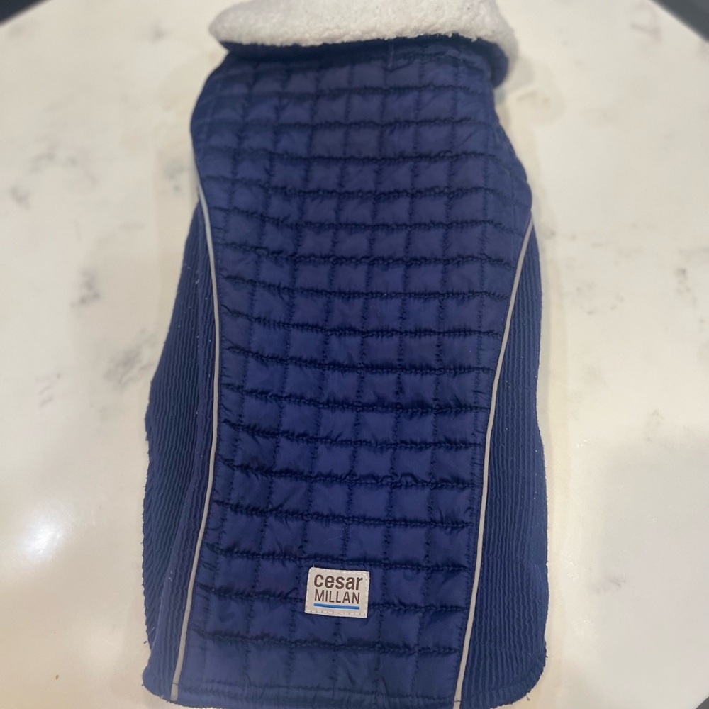 Cesar Millan Dog Puppy Coat  Large Navy Blue Polyester 2018